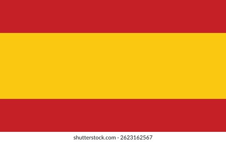 Spain national symbol. Flag of Spanish flag is a sign symbol.