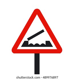 Spain Opening or Swing Bridge Road Sign