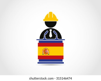 Spain Podium Speech Builder