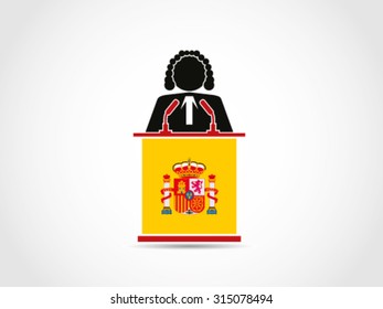 Spain Podium Speech Judge