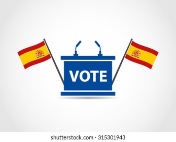 Spain Podium Vote