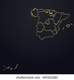 Spain Provinces map