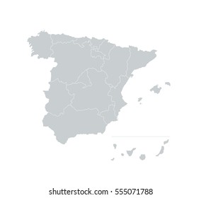 Spain Regions Map