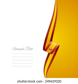 Spain right side brochure vector