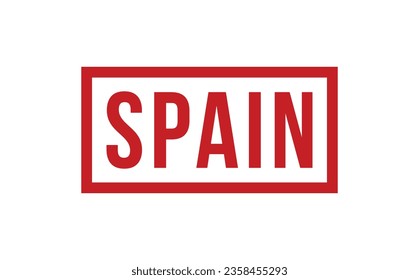 Spain Rubber Stamp Seal Vector