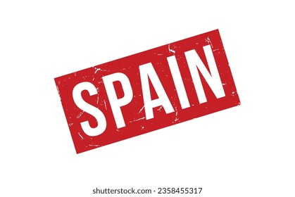 Spain Rubber Stamp Seal Vector