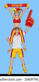 Spain Soccer Fan. 