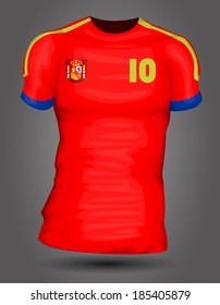 Spain soccer jersey