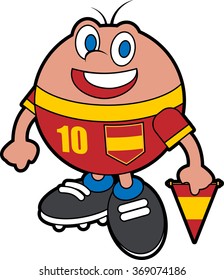 Spain soccer mascot