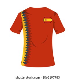 Spain soccer sport wear