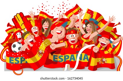 Spain Soccer supporters