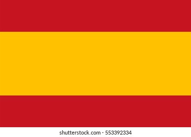 Spain vector flag. Country in Europe union.