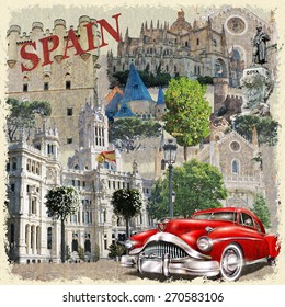 Spain vintage poster.