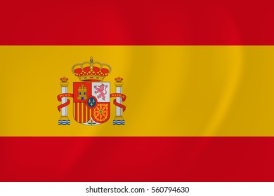 Spain waving flag