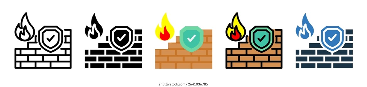Spam Block Icon Multiple Style 