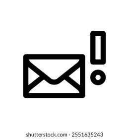 Spam. Editable stroke vector icon on white background.
