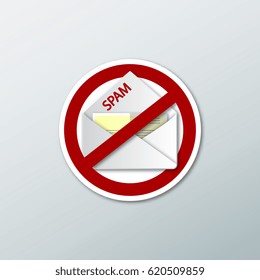 Spam Email Icon.