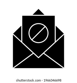 Spam, email, mail icon vector image. Can also be used for internet security. Suitable for use on web apps, mobile apps and print media.