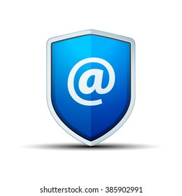 Spam Filter Shield sign