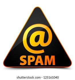Spam! Hazard sign