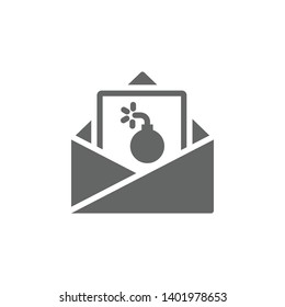 Spam icon. Element of internet security icon. Premium quality graphic design icon. Signs and symbols collection icon for websites, web design, mobile app