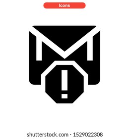 spam icon isolated sign symbol vector illustration - high quality black style vector icons

