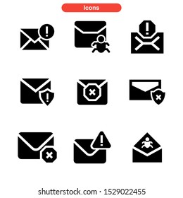 spam icon isolated sign symbol vector illustration - Collection of high quality black style vector icons
