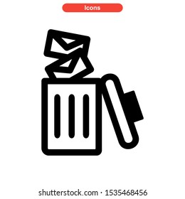 spam icon isolated sign symbol vector illustration - high quality black style vector icons
