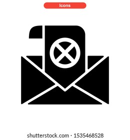 spam icon isolated sign symbol vector illustration - high quality black style vector icons

