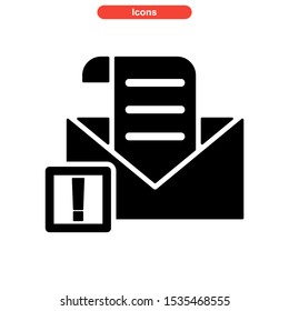 spam icon isolated sign symbol vector illustration - high quality black style vector icons
