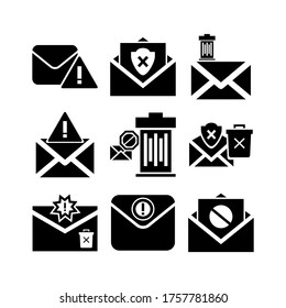 spam  icon or logo isolated sign symbol vector illustration - Collection of high quality black style vector icons

