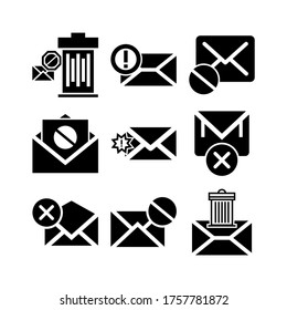 spam  icon or logo isolated sign symbol vector illustration - Collection of high quality black style vector icons
