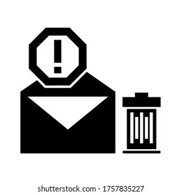 spam  icon or logo isolated sign symbol vector illustration - high quality black style vector icons
