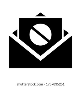 spam  icon or logo isolated sign symbol vector illustration - high quality black style vector icons
