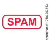 Spam. Spam icon, vector illustration