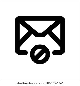Icono de spam - Ilustración vectorial .
