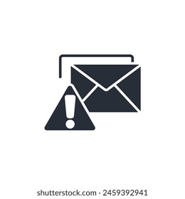 Icono de spam. Vector.Trazo editable.signo de estilo lineal para uso Diseño web,logo.Ilustración de símbolo.