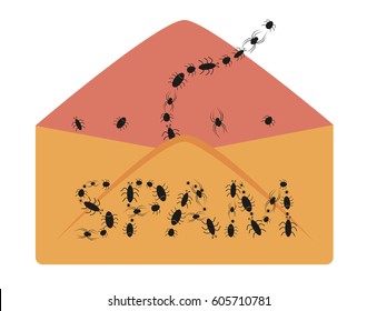 Spam letter icon