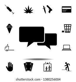 spam letter icon. Simple glyph, flat vector element of universal icons set for UI and UX, website or mobile application