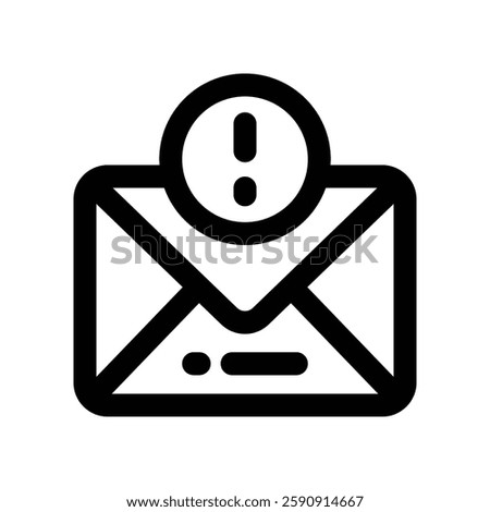 spam line icon. vector icon for your website, mobile, presentation, and logo design.