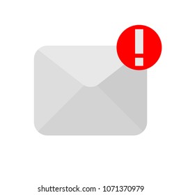 Spam message icon. vector illustration. flat style