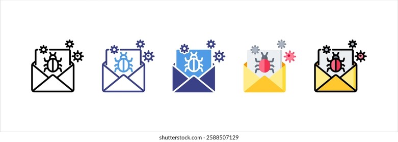 Spam Multi Style Icon Set