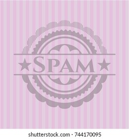Spam pink emblem