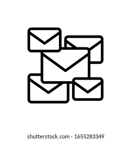  spam promotion icon, elements of SEO and Web icon set, premium line icon for web design and app development