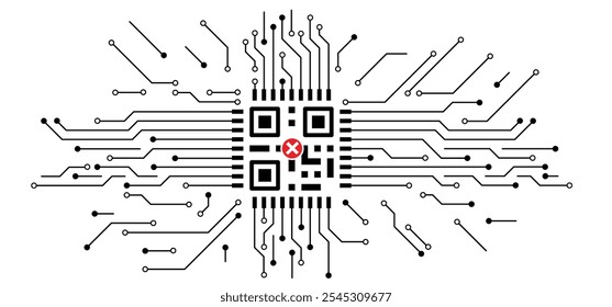 Spam, QR code fraud. Fake QR code phishing, or quishing, social engineering phishing attack deceives. its recipient into scanning, redirecting the person to a bogus website and criminals stealing data