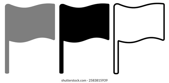 spam report flag icon, simple flat style, illustration, logo sign symbol pictogram template, for ui or ux isolated on white for mobile app, editable