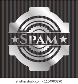Spam silver shiny emblem