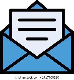 Spam-Vektorfarben-Symbol