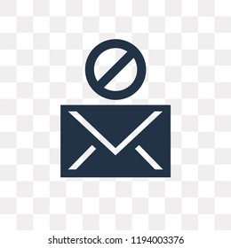 Spam vector icon isolated on transparent background, Spam transparency concept can be used web and mobile