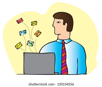 Spam. Vector illustration